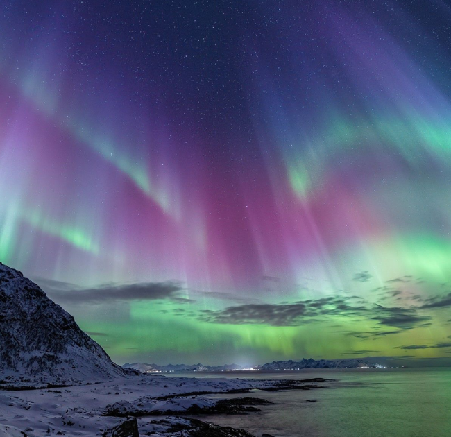 Aurora boreal por Anita Besson, da Matueté